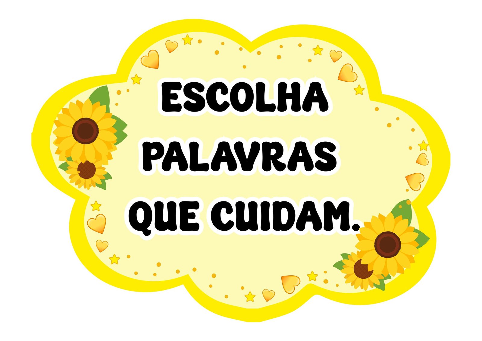 Plaquinhas Setembro Amarelo para Imprimir imagem educativa página 19